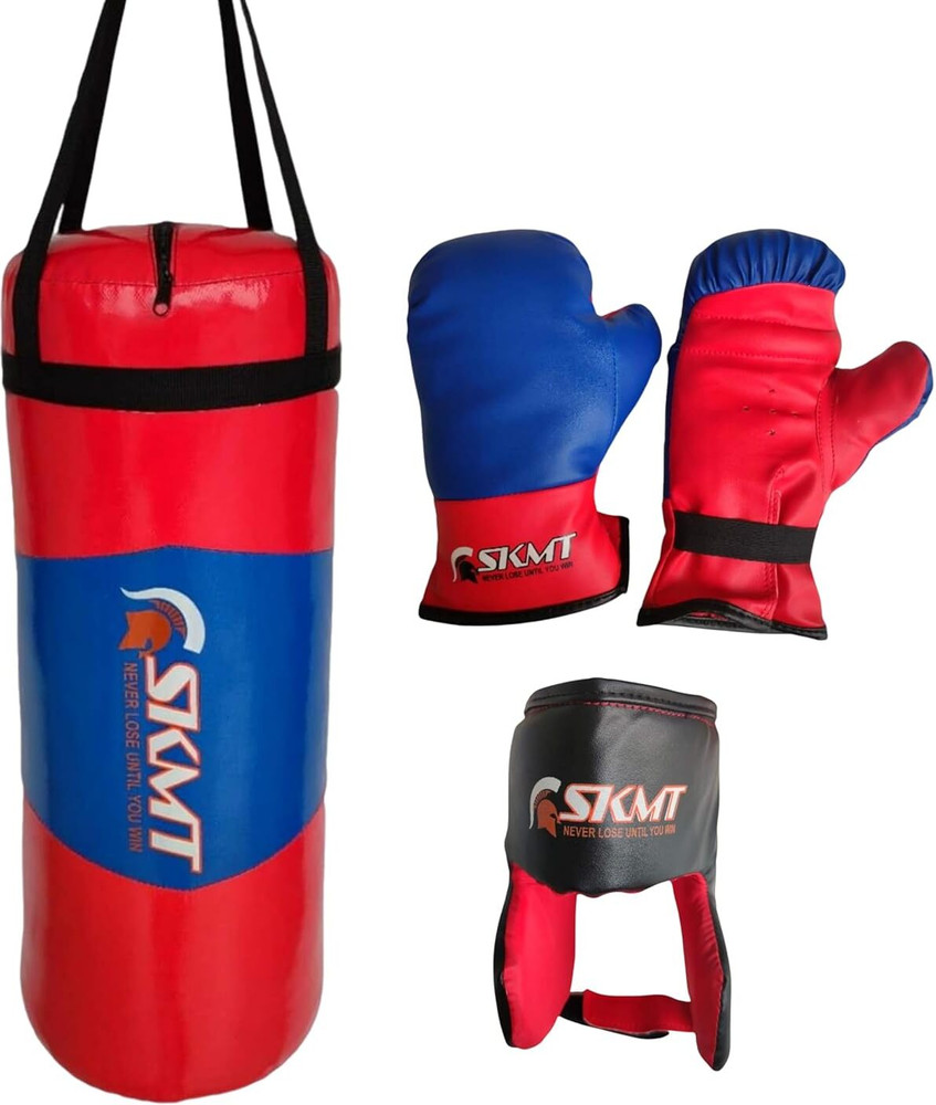 Boxing gloves and head guard set deals
