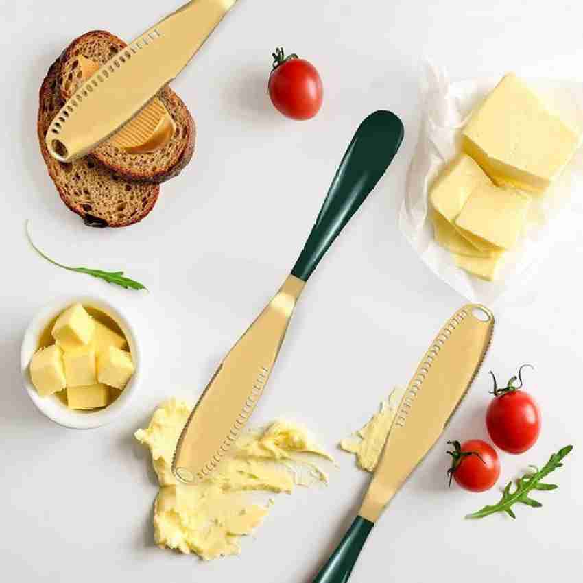 3 in 1 Kitchen Gadgets,Curler,Butter Grater,Multi-Function Butter Spreader  and Grater with Serrated Edge, Shredding Vegetables Fruits 