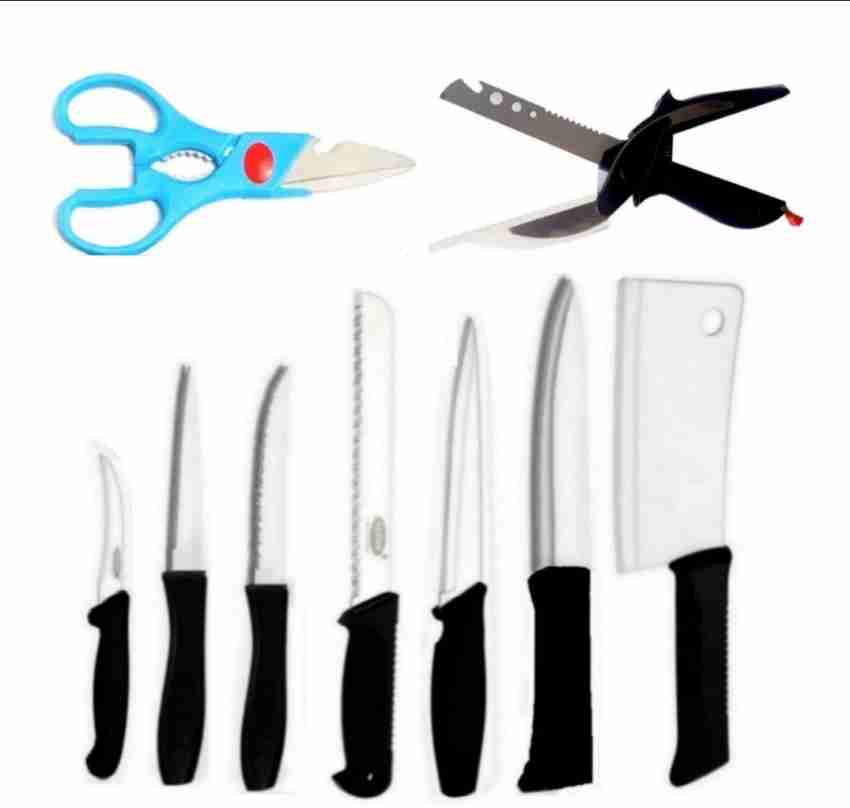 1pc 4 In 1 Stainless Steel Knife Sharpener, Suitable For Various Sizes Of Kitchen  Knives Such As Chef's Knife, Fruit Knife And Scissors