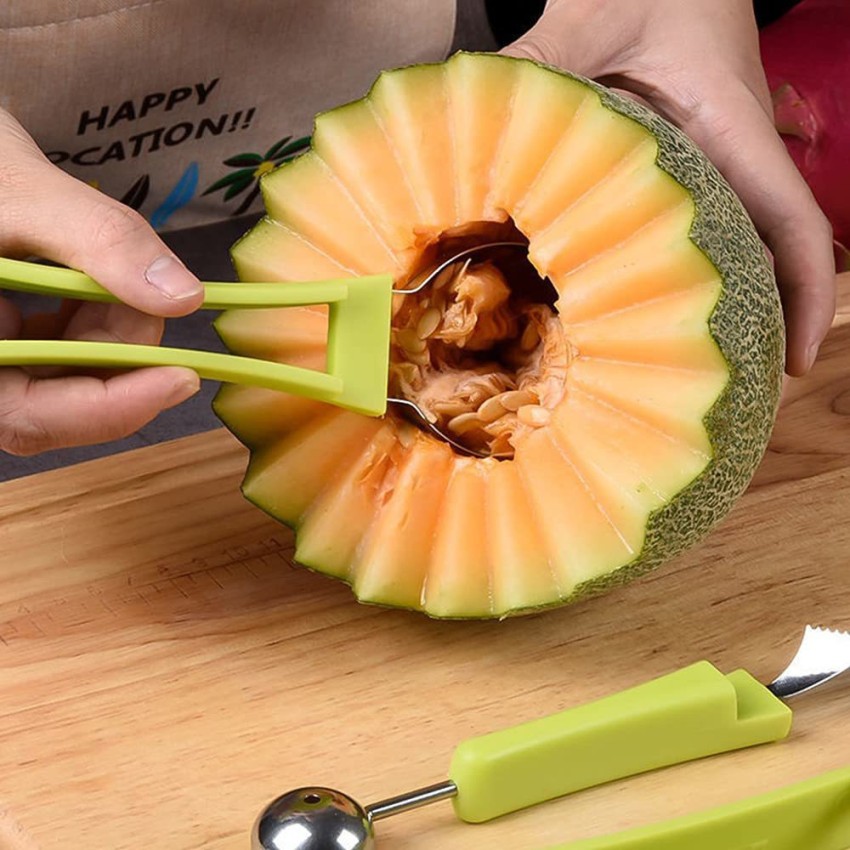 Professional 4 In 1 Stainless Steel Watermelon Cutter Fruit