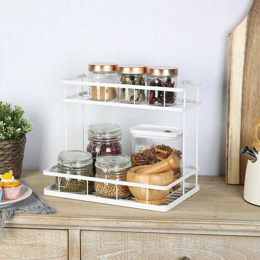 Two tier counter shelf online