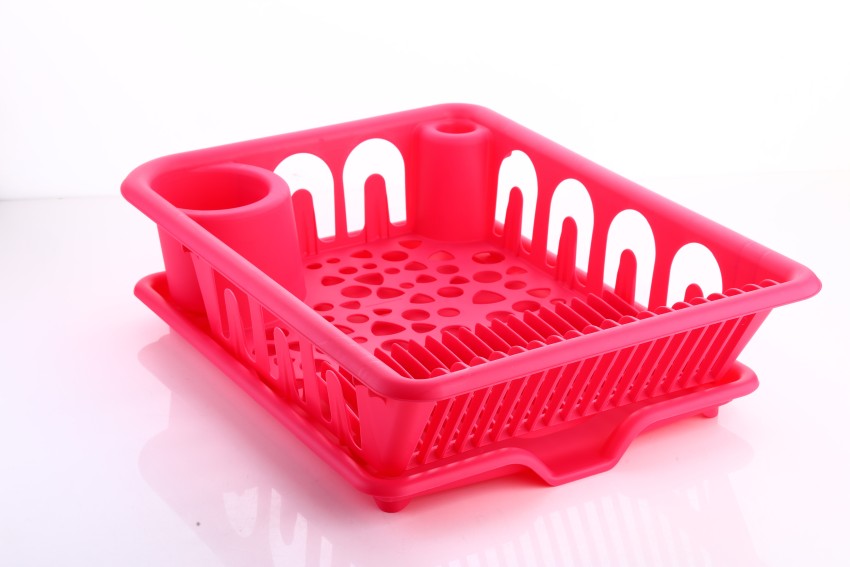 Pink Dish Drainer 