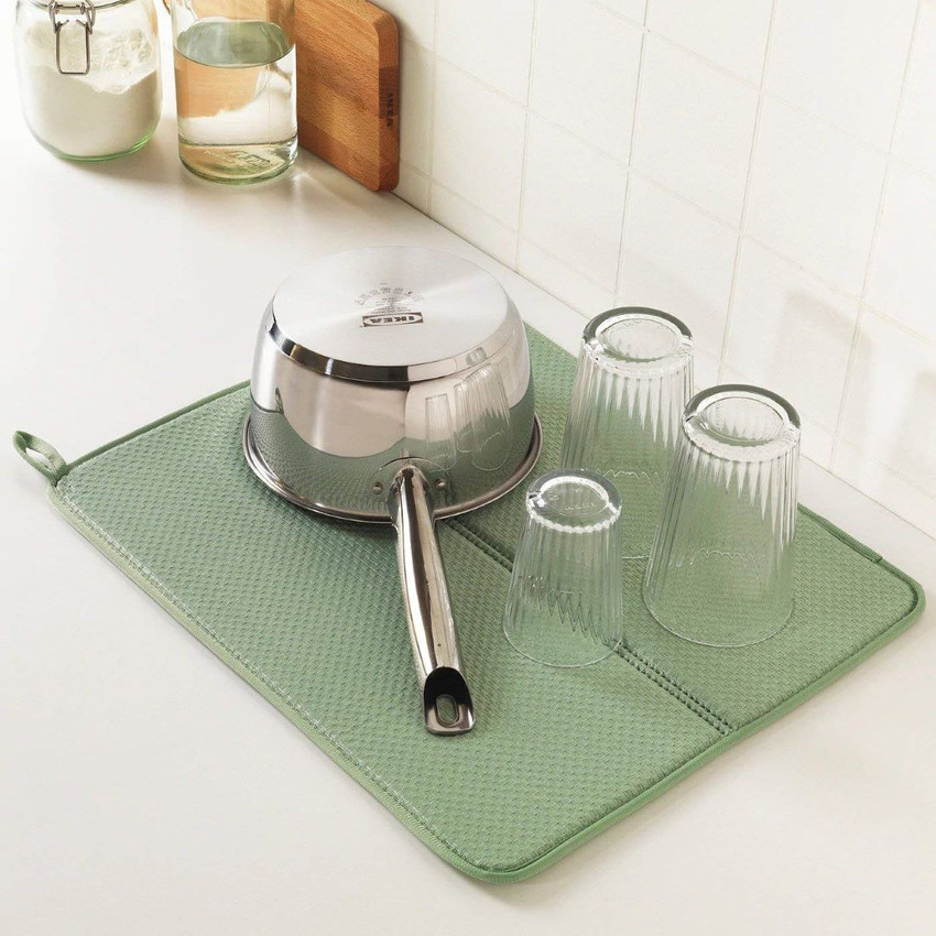 IKEA Dish Drainer Kitchen Rack Plastic Digital Shoppy IKEA Polyester Dish Drying Mat 44 x 36 cm Green Price in India Buy IKEA Dish Drainer Kitchen Rack Plastic Digital Shoppy IKEA
