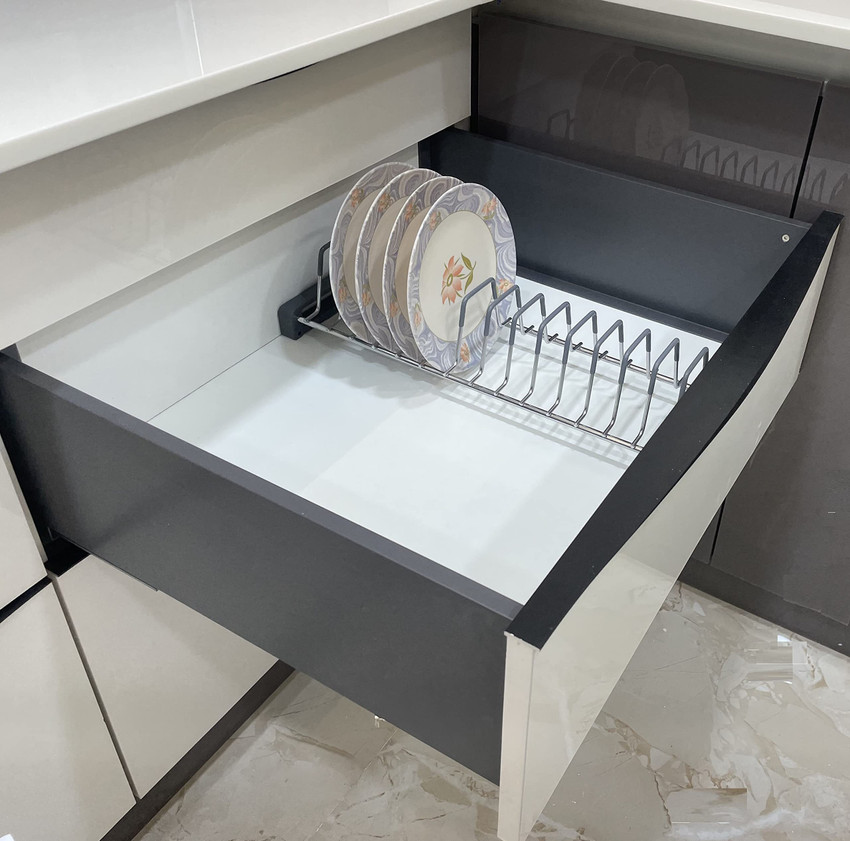 SMART SLIDE Dish Drainer Kitchen Rack Steel Stainless Steel Saucer Rack 20 ForTandem Box Kitchen Accessories Price in India Buy SMART SLIDE Dish Drainer Kitchen Rack Steel Stainless Steel Saucer