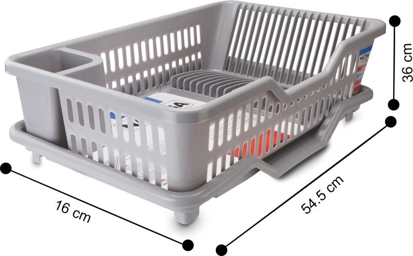 Buy Nayasa Fancy Double Decker Kitchen Tray, Utensils Drying Rack