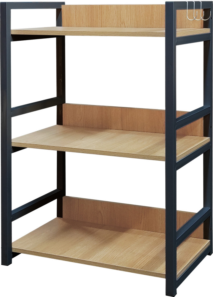 4 Contrast Natural Wood 3 Rack 85cm