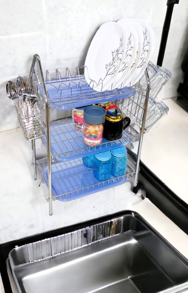 Amol Utensil Kitchen Rack Steel Premium Stainless Steel Crockery / Glass /  plate / utensils stand Price in India - Buy Amol Utensil Kitchen Rack Steel  Premium Stainless Steel Crockery / Glass /