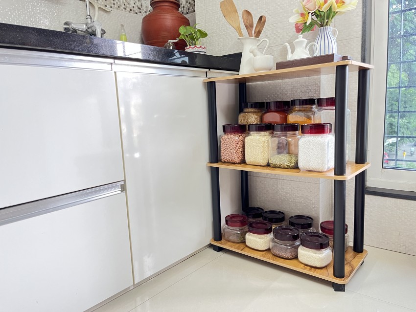 AppEasy Wooden 2 steps Kitchen Shelf Organiser for Cabinet/ Cupboard Wooden  Wall Shelf Price in India - Buy AppEasy Wooden 2 steps Kitchen Shelf  Organiser for Cabinet/ Cupboard Wooden Wall Shelf online