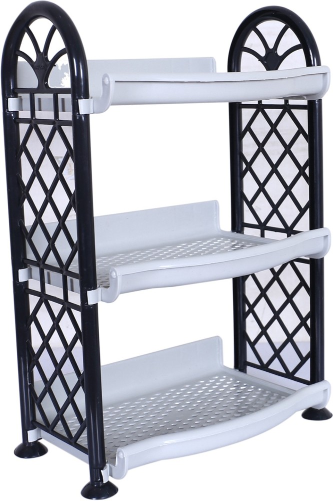 KUBER INDUSTRIES Fruits/Vegetables Kitchen Rack Plastic Organising  Rack, Plastic 3 Shelves Kitchen Storage Stand (Gray) Price in India - Buy  KUBER INDUSTRIES Fruits/Vegetables Kitchen Rack Plastic Organising  Rack