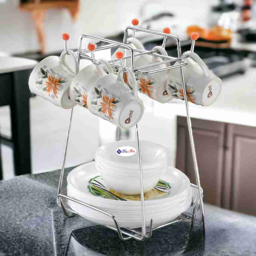 Cup saucer plate stand cheap