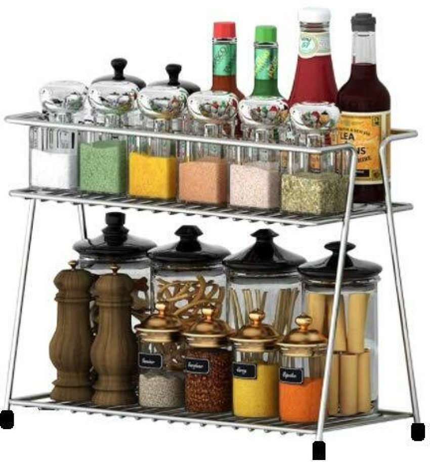 SRMAJI STORE Containers Kitchen Rack Steel MASALA RACK Price in India Buy SRMAJI STORE Containers Kitchen Rack Steel MASALA RACK online at Flipkart