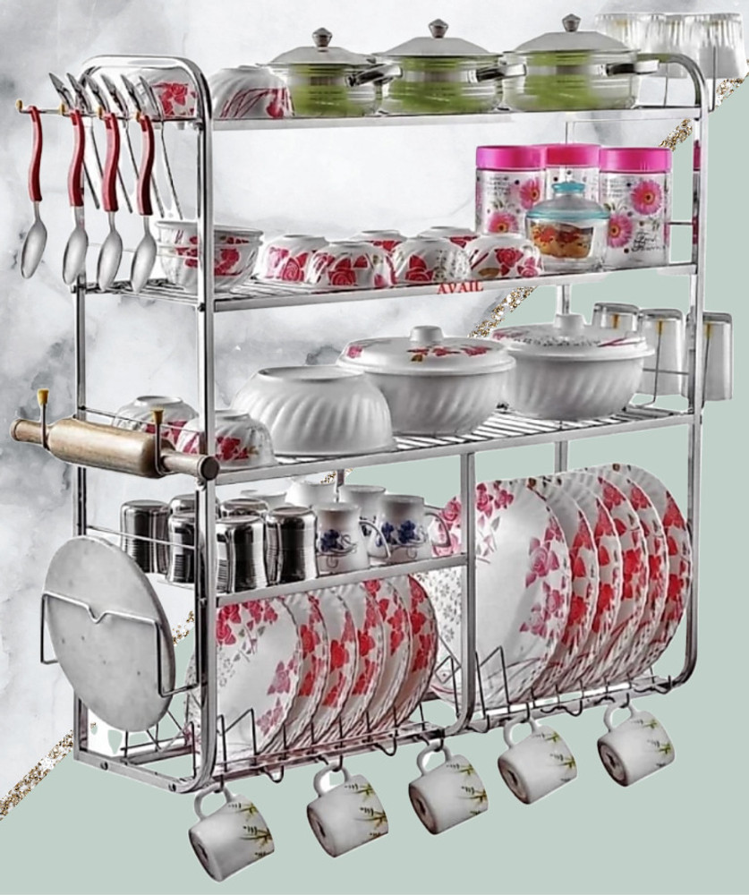 Steel utensils sales rack price
