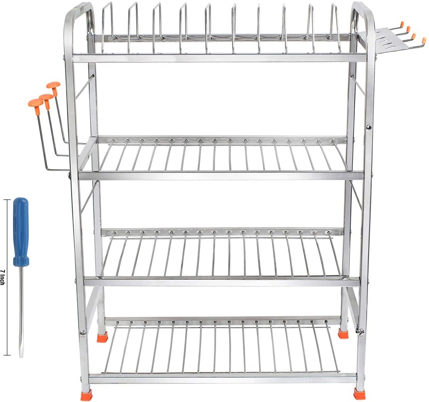 Steel bartan rack outlet price