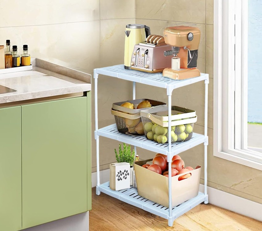 Buy Saura 3-Layer Multipurpose Utility Racks Kitchen Storage Easy