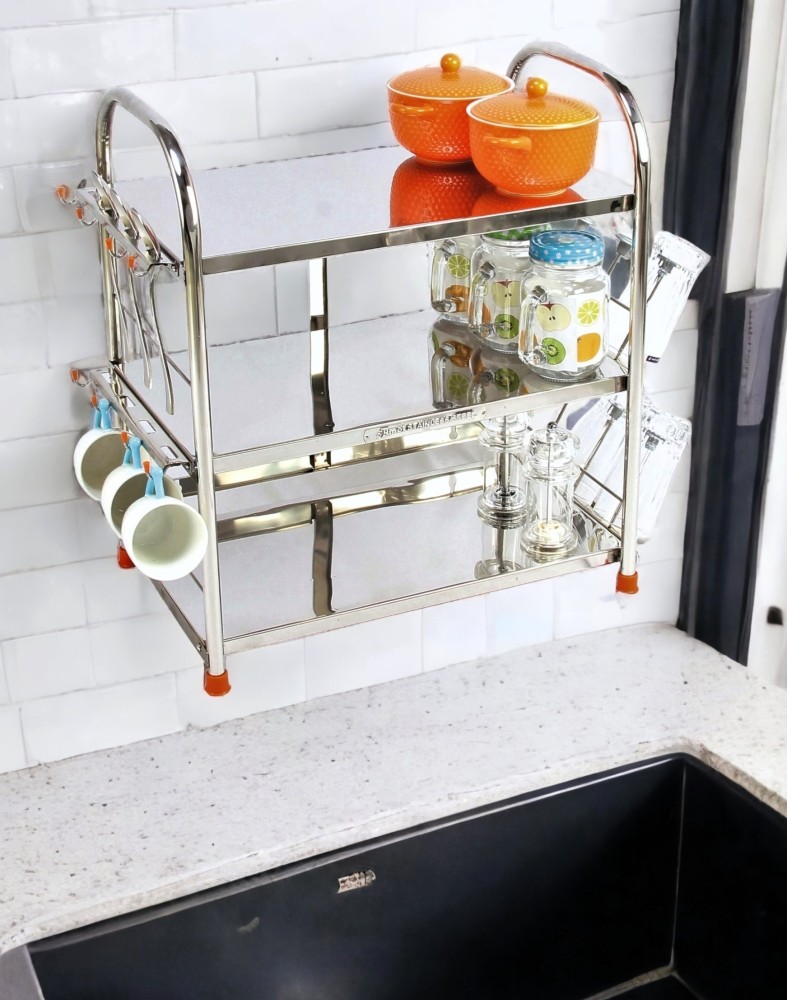 Buy Amol Premium Stainless Steel Dish / Glass / Plate / Utensils Kitchen  Organizer Stand (ER64) Online at Best Prices in India - JioMart.