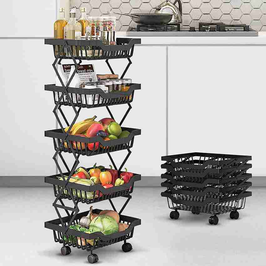 Steel vegetable rack best sale