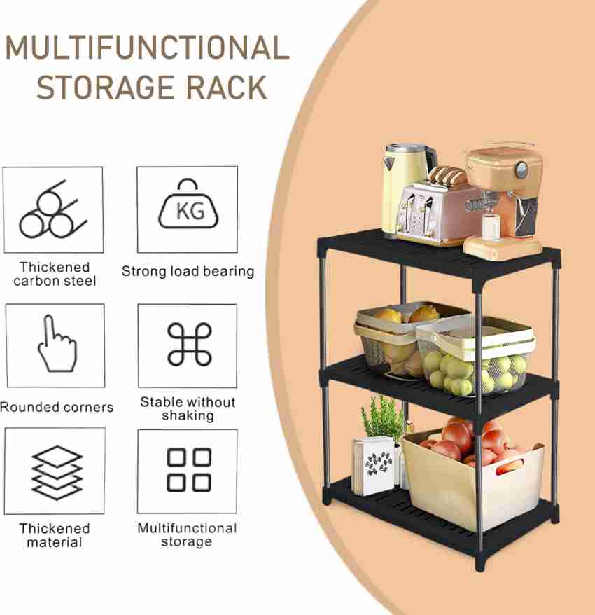Buy Saura 3-Layer Multipurpose Utility Racks Kitchen Storage Easy