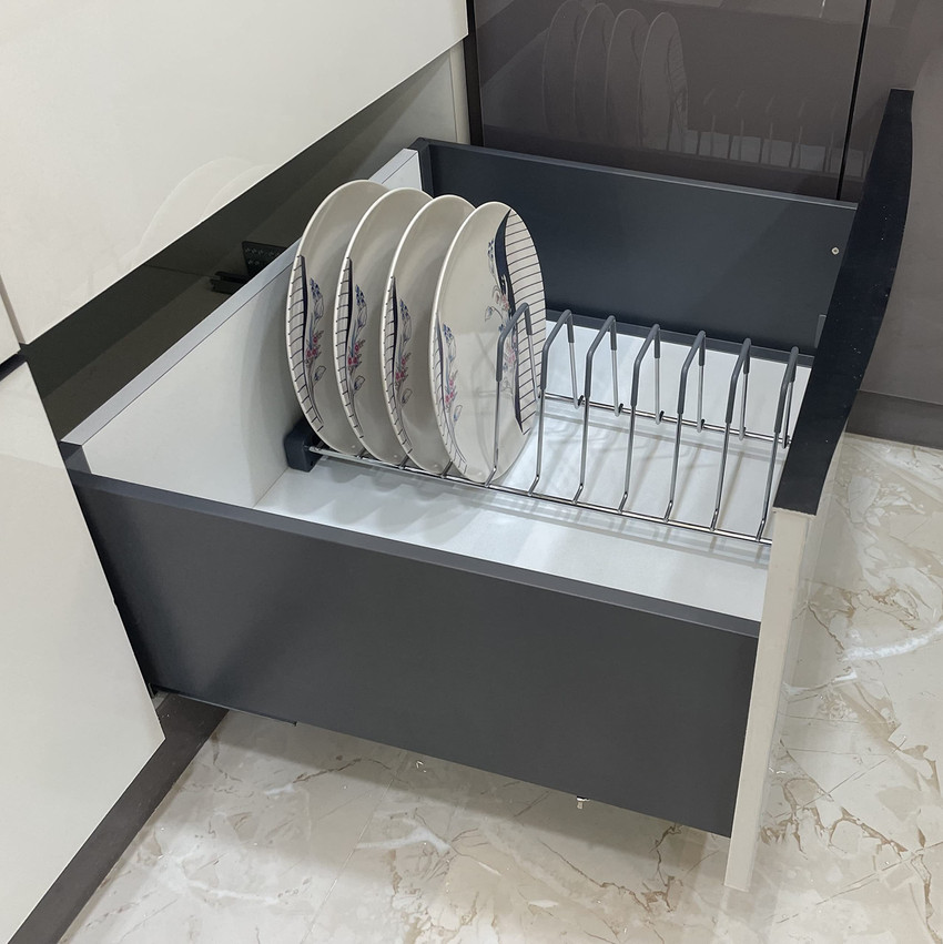 SMART SLIDE Plate Kitchen Rack Steel Stainless Steel Plate And Thali for Modular Kitchen Tandem Box Accessories Price in India Buy SMART SLIDE Plate Kitchen Rack Steel Stainless Steel Plate And Thali