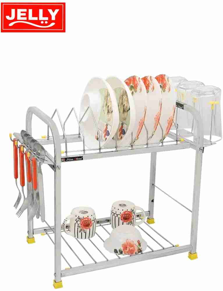 jelly world Utensil Kitchen Rack Steel Kitchen Dish Rack Stand Bartan Jali Utensils Holder Plate Stand 15X15inch Price in India Buy jelly world Utensil Kitchen Rack Steel Kitchen Dish Rack Stand