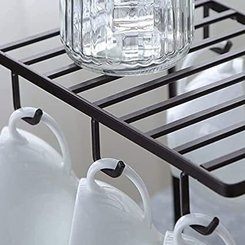 Tea Cups Display Stand Cups Holder Stainless Steel Drying Rack for