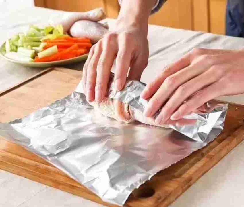 Bullcraft Aluminium Foil Pre Cut 1 kg Sheets Pack Multi Purpose