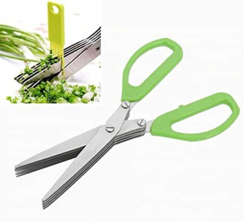 Multi-purpose Five-layer Scissors - Green