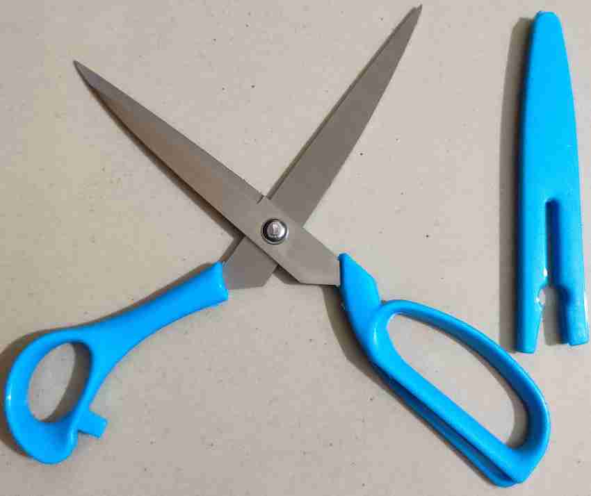 MAKE YOUR STYLE Sky Blue Scissors Set Of 2 Kenchi For All Purpose Big  medium Size Steel All-Purpose Scissor Price in India - Buy MAKE YOUR STYLE  Sky Blue Scissors Set Of