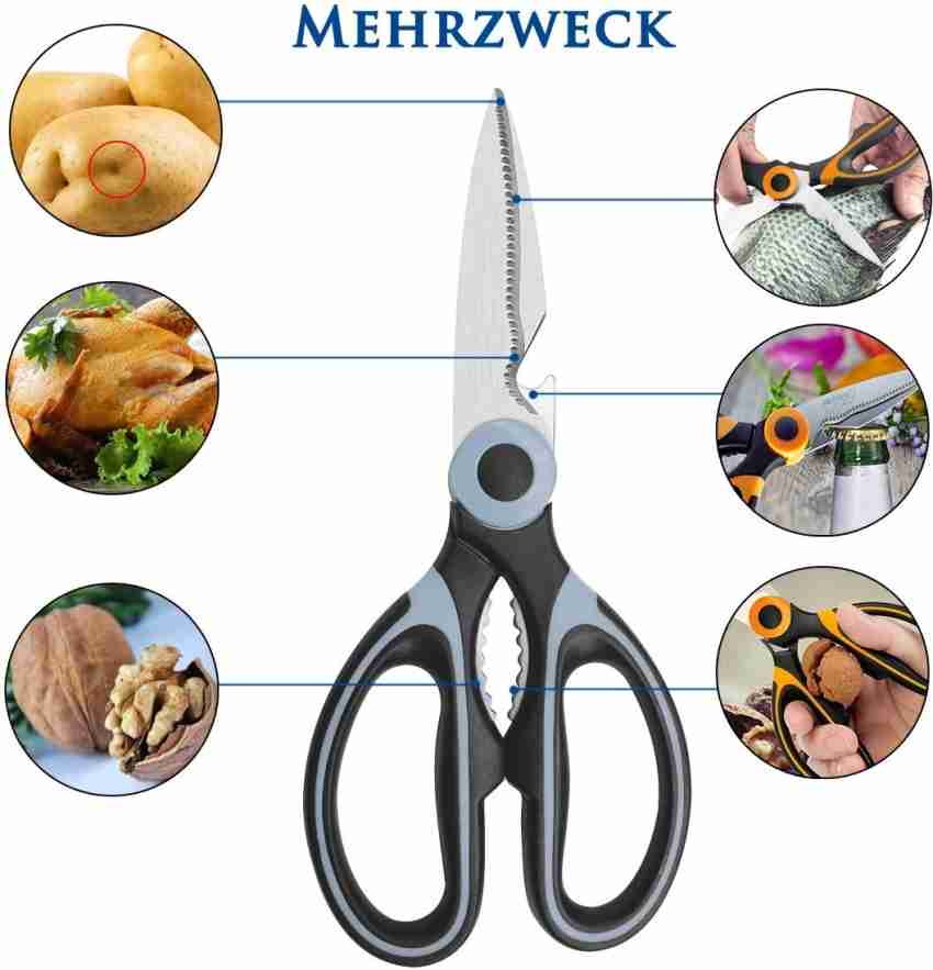 SK MART Heavy Duty Sharp Cooking Scissors for Kitchen, Chicken, Fish, Meat,  Vegetable Stainless Steel All-Purpose Scissor Price in India - Buy SK MART  Heavy Duty Sharp Cooking Scissors for Kitchen, Chicken
