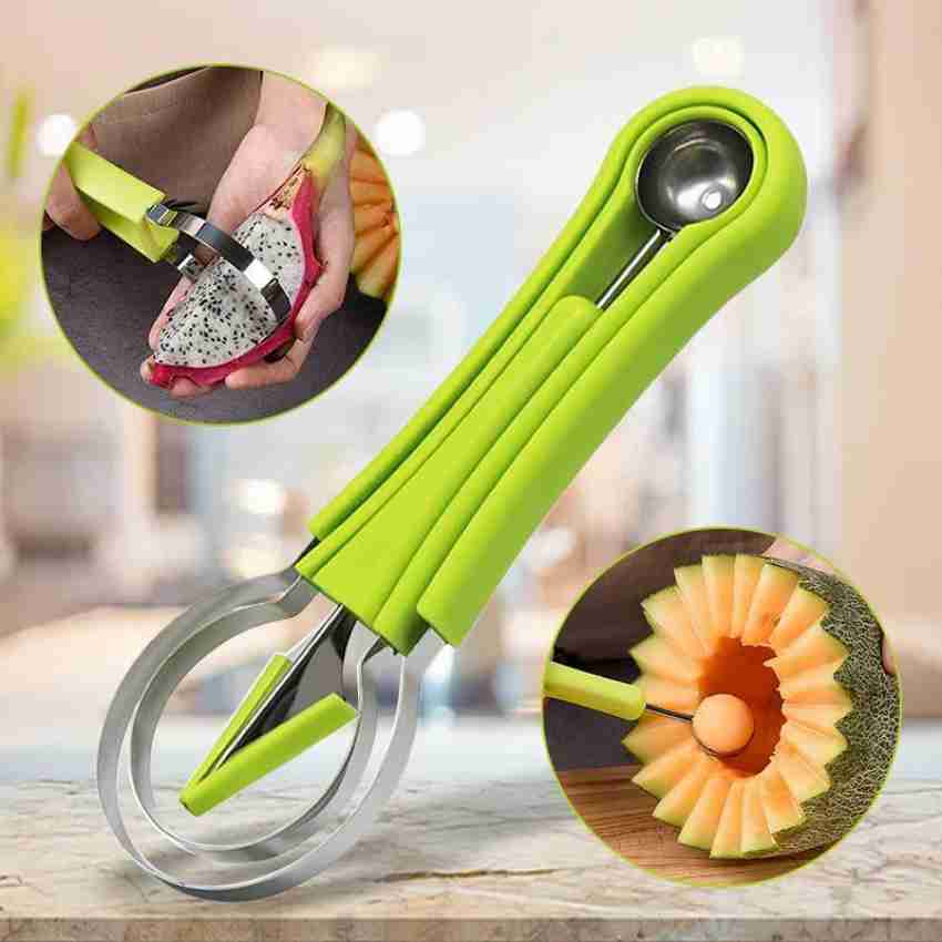 Actrovax Stainless Steel Watermelon Cutter Fruit Carving Tools Set