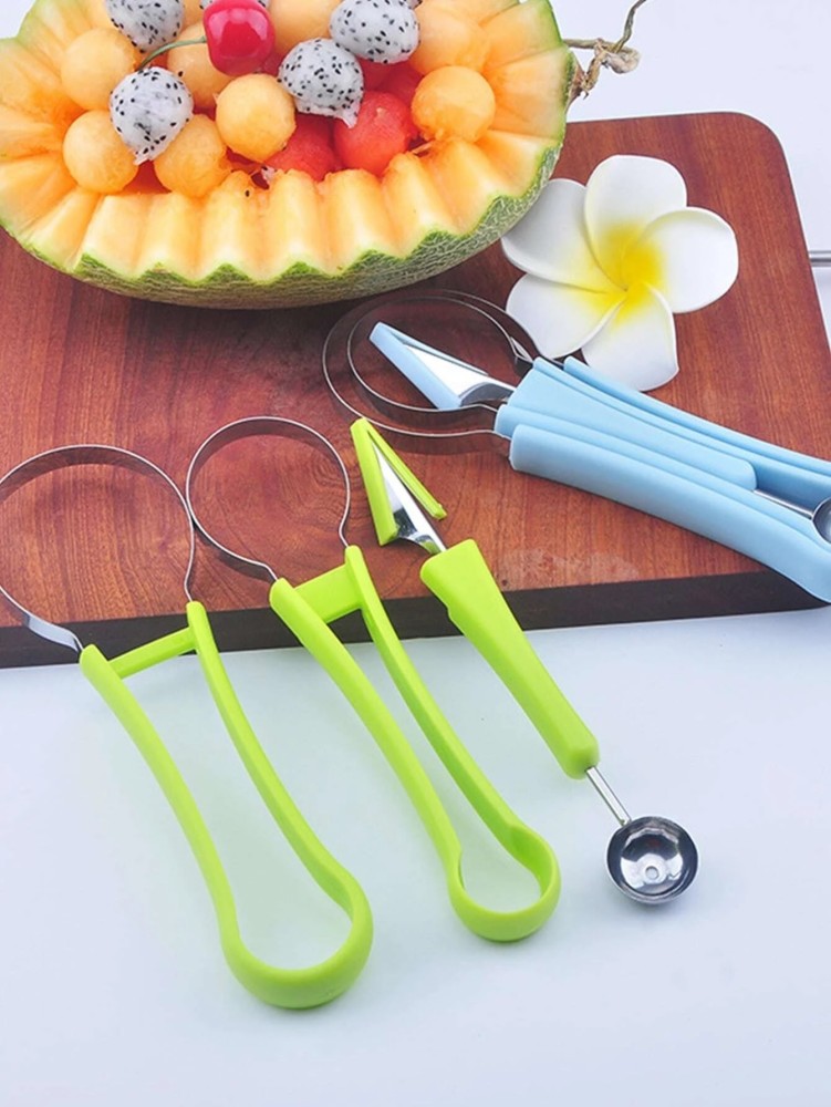 ActrovaX Fruit Carving Knife Cutter 4 In 1 Watermelon Slicer