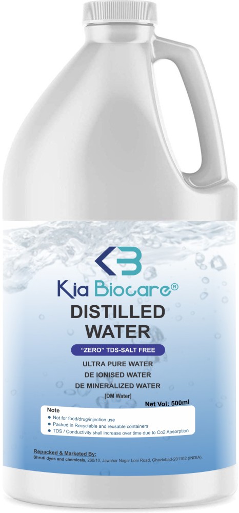 KIA BIOCARE Distilled Water for Battery/Medical Equipment/Chemicals or  Cosmetics Formulation Kitchen Cleaner Price in India - Buy KIA BIOCARE Distilled  Water for Battery/Medical Equipment/Chemicals or Cosmetics Formulation  Kitchen Cleaner online at