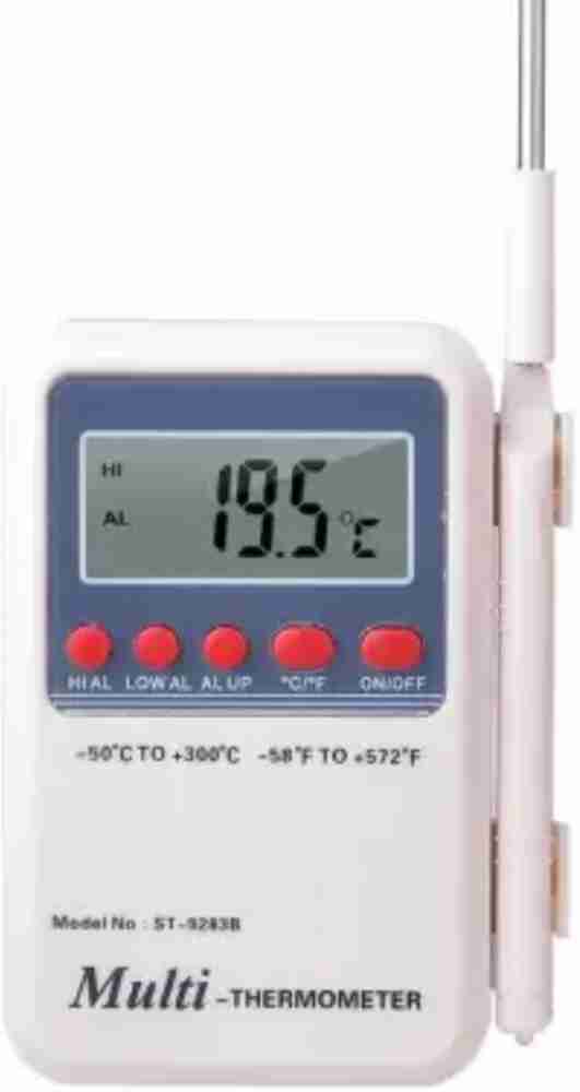 Gunk Digital LCD Display Temperature Thermometer Monitor for Refrigerator  Fridge Freezer Aquarium Kitchen : : Home & Kitchen