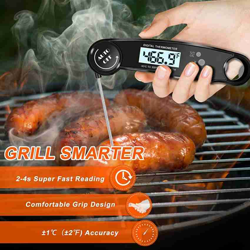 Sure Grip Instant Read Kitchen - BBQ Cooking Thermometer