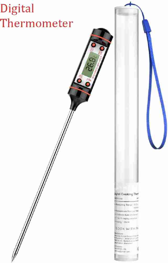 Kitchen Probe Thermometer Stainless Steel Thermometer Barbecue Fork Thermometer  Oil Temperature Meter Tp101 Food Thermometer - China Digital Thermometer,  Digital Cooking Thermometer