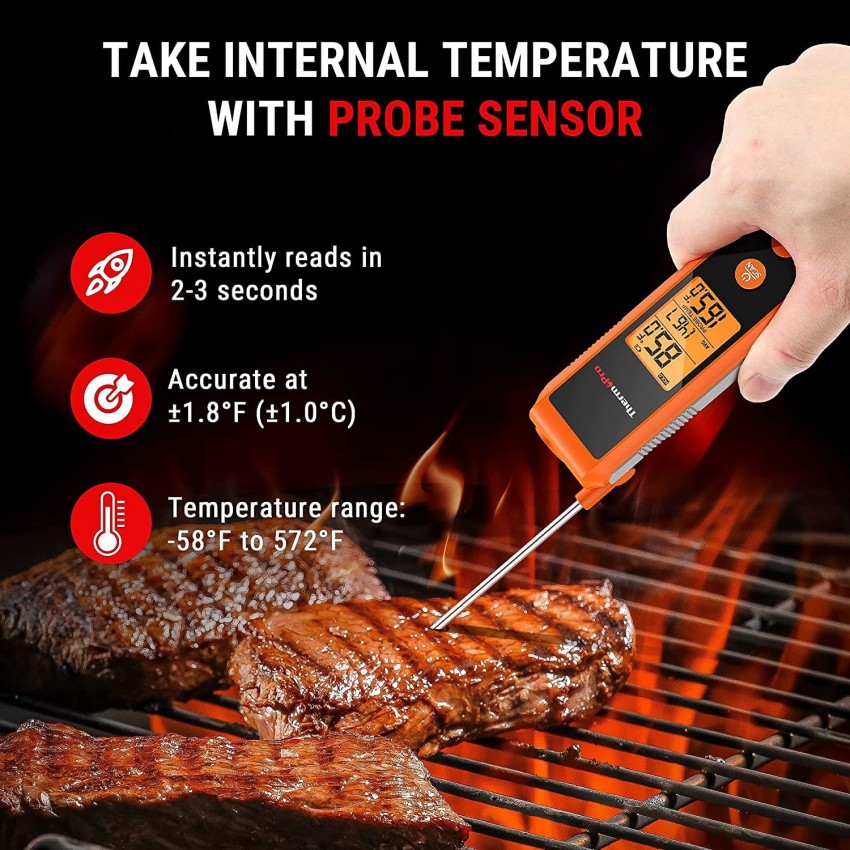 ThermoPro TP-01H Instant Read Food Thermometer