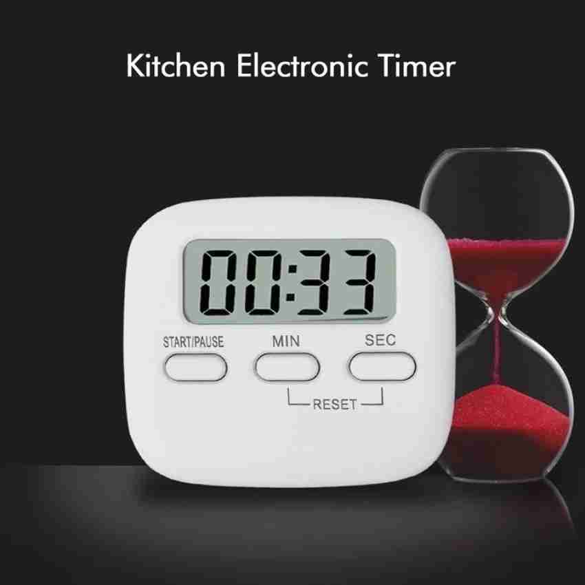 Besillia Kitchen Timer with Large LCD Display Digital Kitchen Timer Cooking  Magnetic Stopwatch Timer with Loud