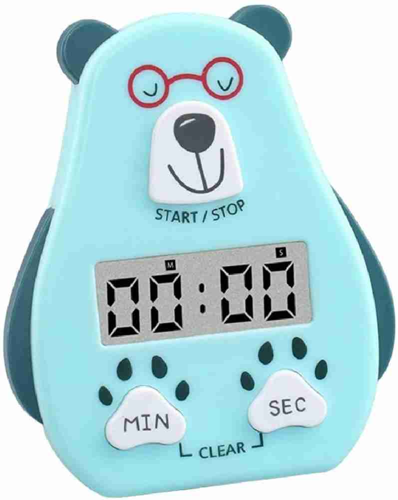 Besillia Kitchen Timer with Large LCD Display Digital Kitchen Timer Cooking  Magnetic Stopwatch Timer with Loud