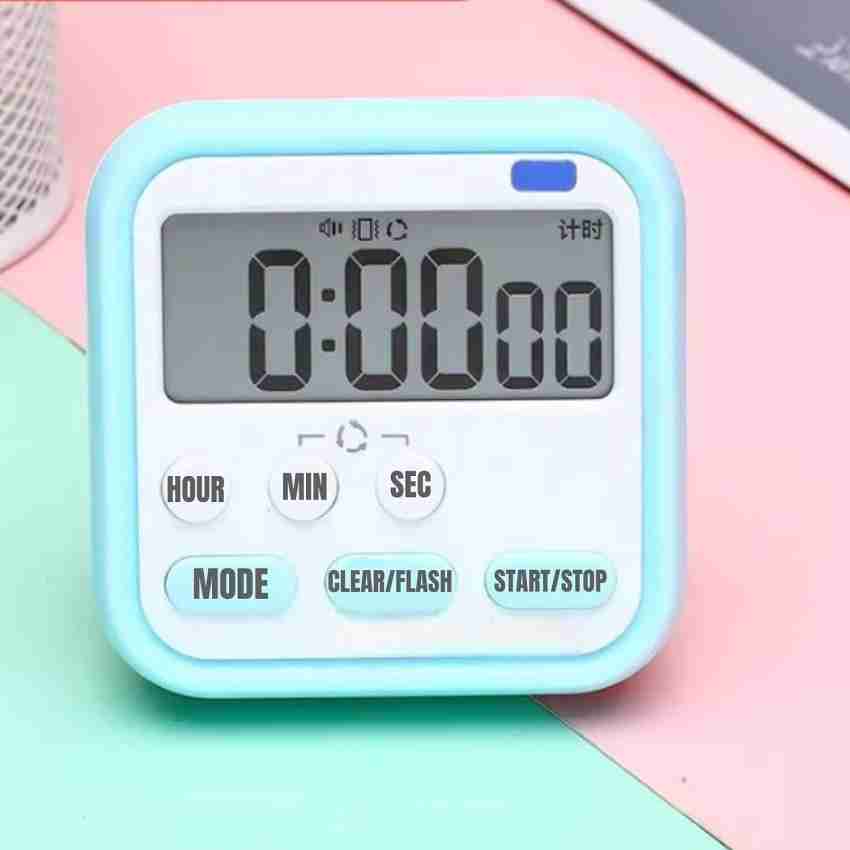 UnikArt Pink Digital Timer For Kids, Kitchen, Cooking, Classroom