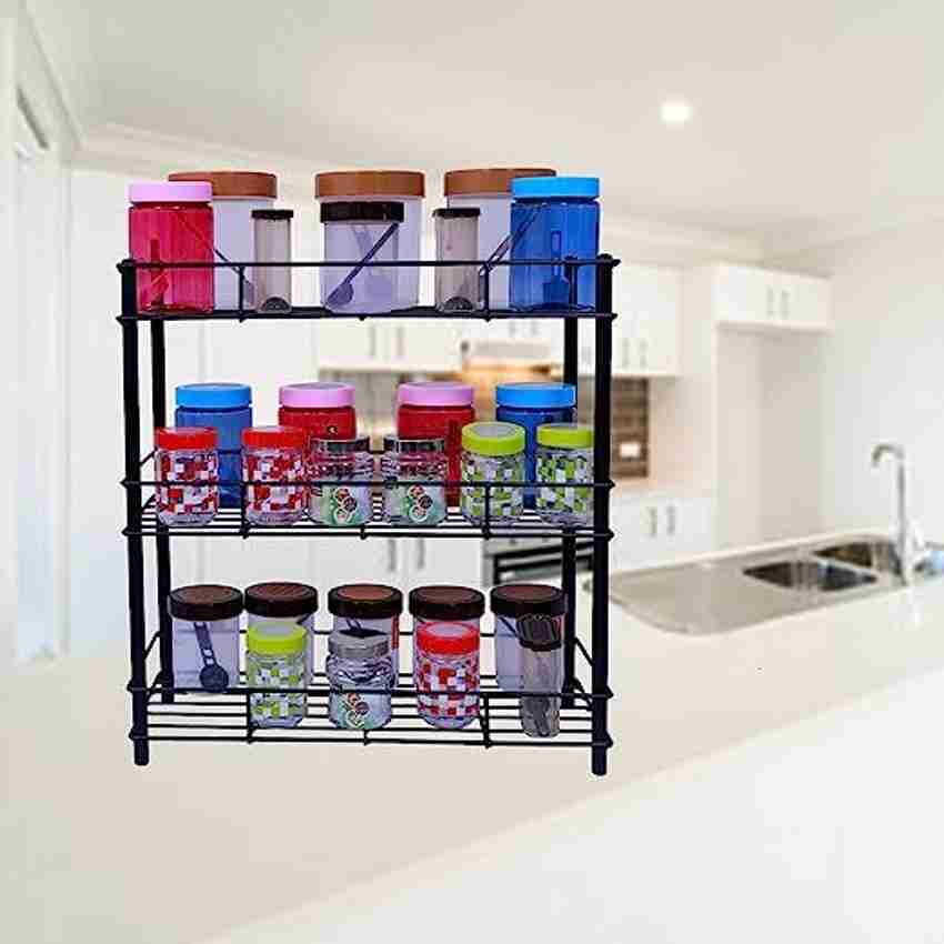 ARTSYHEARTSY Containers Kitchen Rack Steel Metal Kitchen Spice Rack Modular Kitchen Storage Rack Kitchen Organizer Price in India Buy ARTSYHEARTSY Containers Kitchen Rack Steel Metal Kitchen Spice Rac...