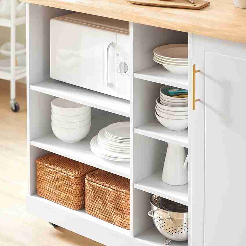 Wooden cabinet for kitchen storage deals