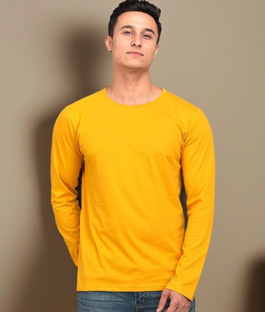 Yellow Color Tshirt Tshirts - Buy Yellow Color Tshirt Tshirts online in  India