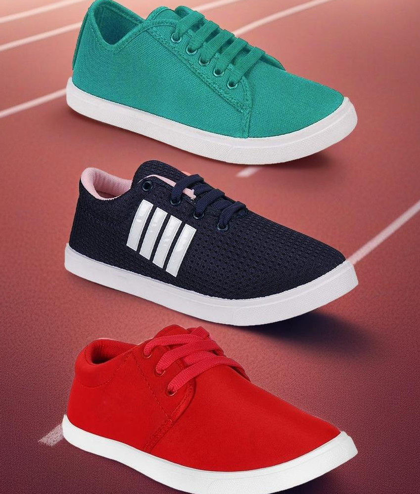 World Wear Footwear Combo Pack of 3 New Affordable Collection of