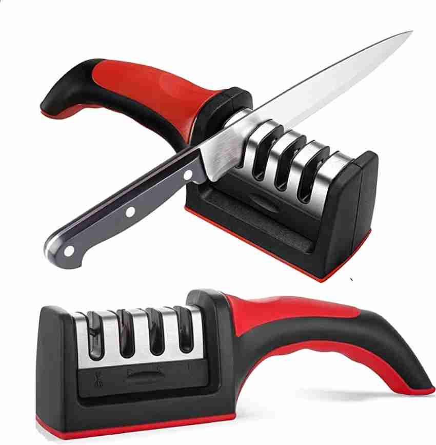 kb trade 3 Stages Knife Sharpener Ceramic, Diamond and Stainless Steel Knife  Knives Scissor and Blade Sharpening Non-Slip Tools Sharpener Knife Grinder Knife  Sharpening Steel Price in India - Buy kb trade