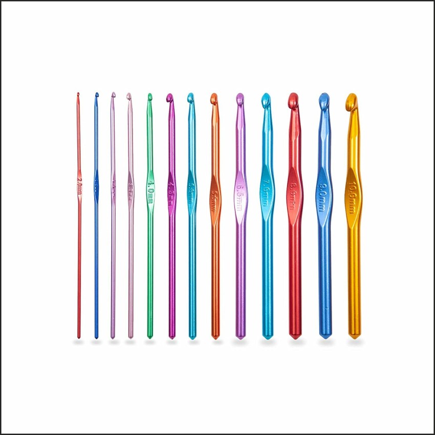 Jyoti Crochet Hooks - Aluminium (1 Piece of Colored 6 Inch / 15cm of Size  3.50mm in a Card) Hand Sewing Needle Price in India - Buy Jyoti Crochet  Hooks - Aluminium (