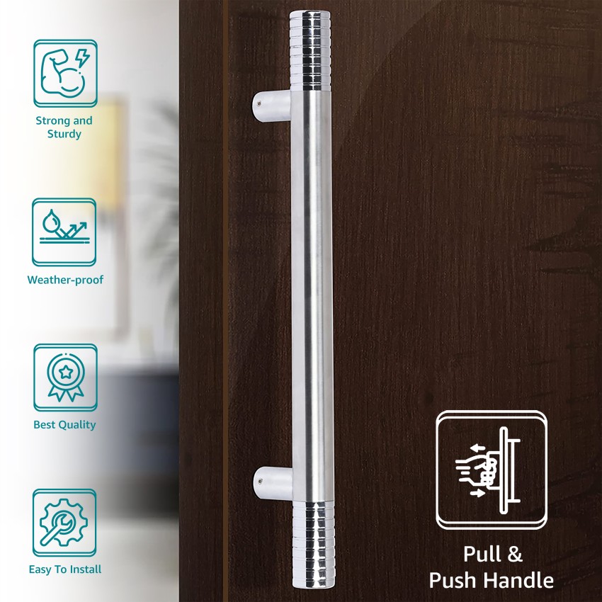 Plantex Premium 18-inch Pull-Push Handle for Wooden/Glass Door(231)  Stainless Steel, Aluminium Door Handle Price in India - Buy Plantex Premium  18-inch Pull-Push Handle for Wooden/Glass Door(231) Stainless Steel,  Aluminium Door Handle online