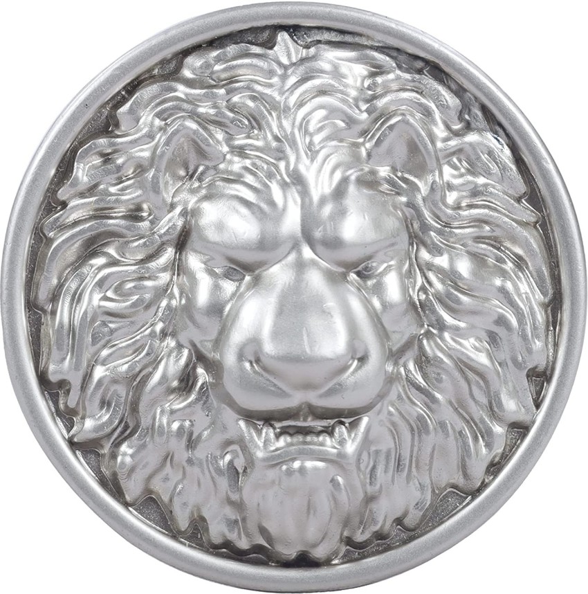 Impulse by Plantex Lion Face Cabinet Drawer Knob Handle/Round Drawer Pulls  and Knobs (Silver) Zinc Cabinet/Drawer Handle Price in India - Buy Impulse  by Plantex Lion Face Cabinet Drawer Knob Handle/Round Drawer