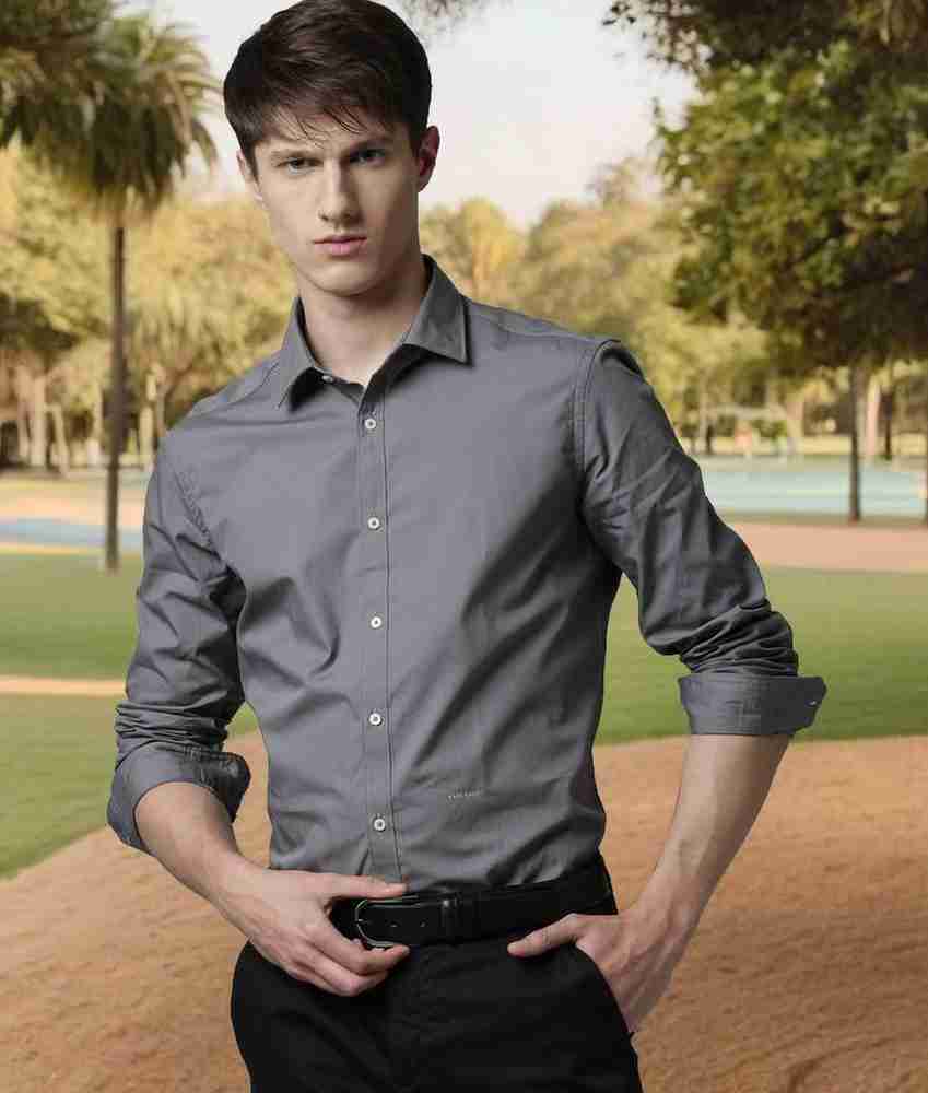Cool grey shirt top