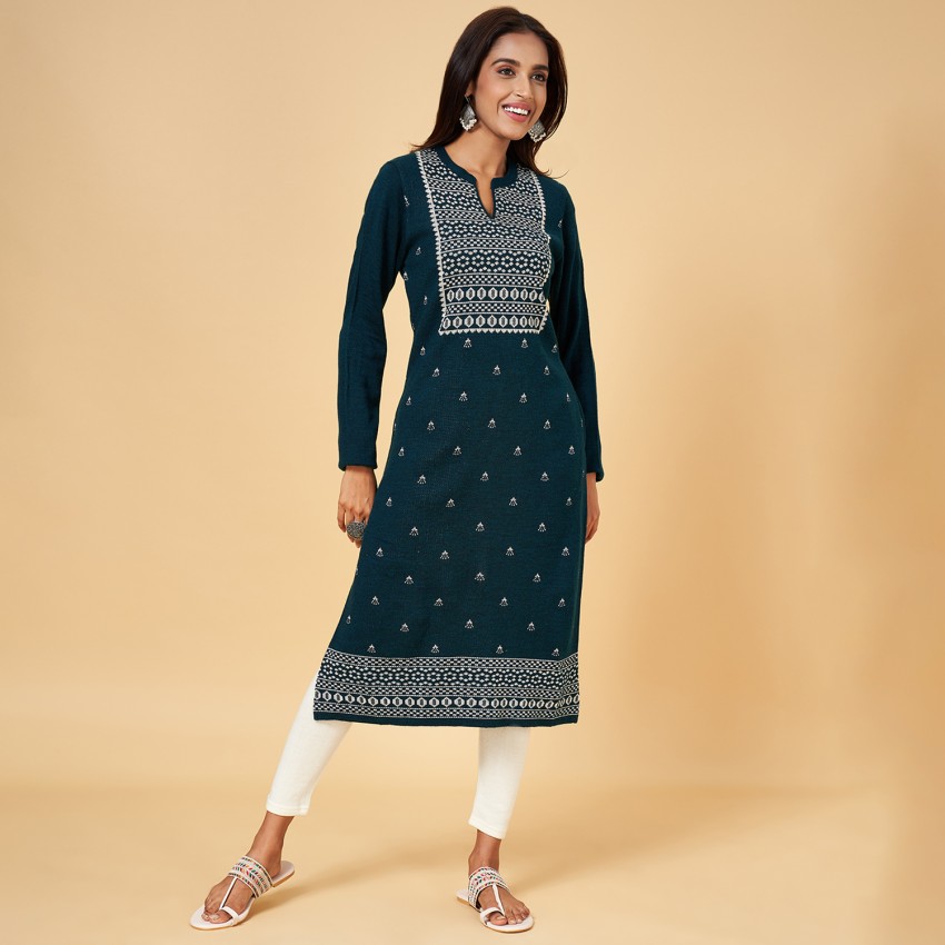 Buy Blue Kurtas for Women by Rangmanch by Pantaloons Online