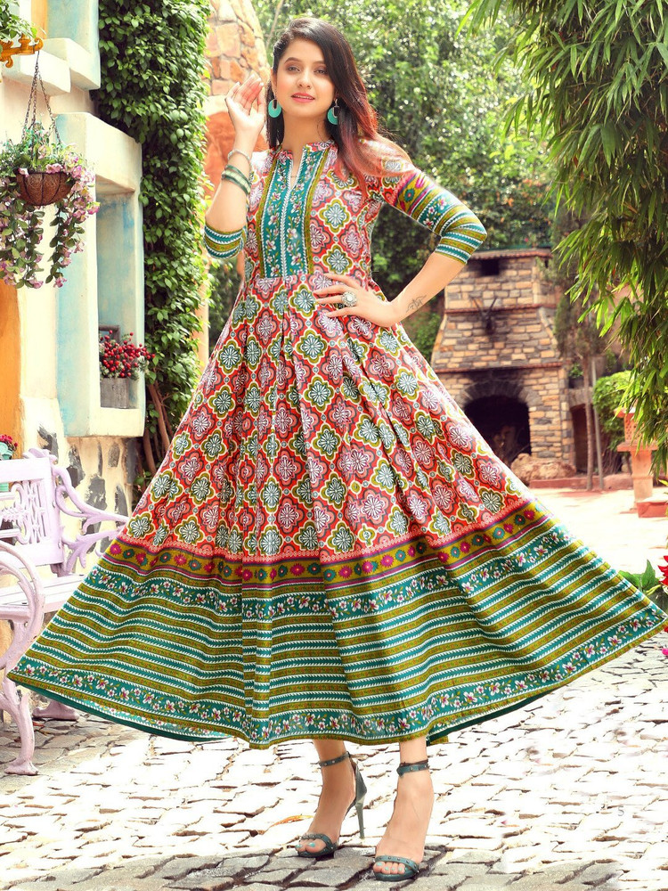 Shri Krishna Print Women Embroidered A-line Kurta - Buy Shri Krishna Print  Women Embroidered A-line Kurta Online at Best Prices in India | Flipkart.com