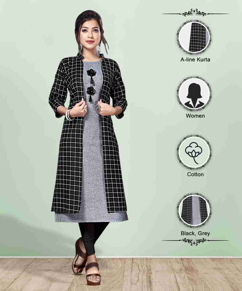 Straight line cheap kurta